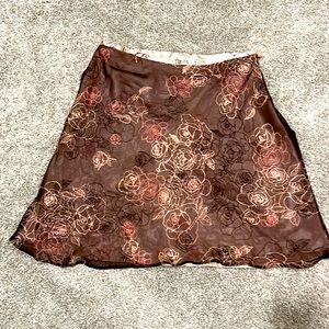 Brown and pink skirt